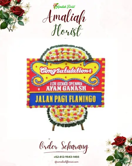 Sewa Papan Bunga Way Halom
